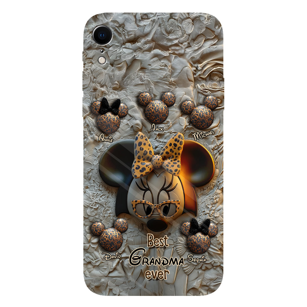 Best Grandma / Mom Ever - Personalized Mouse Full Print Phone Case