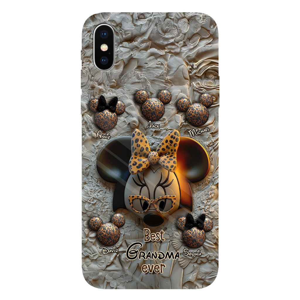 Best Grandma / Mom Ever - Personalized Mouse Full Print Phone Case