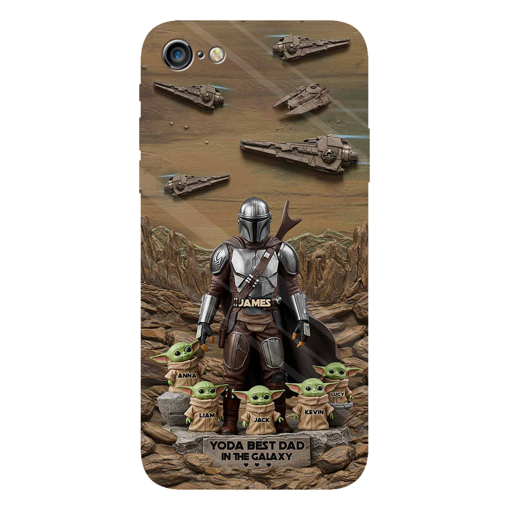 The Best Dad, Grandpa, Uncle,.. - Personalized The Force Full Print Phone Case