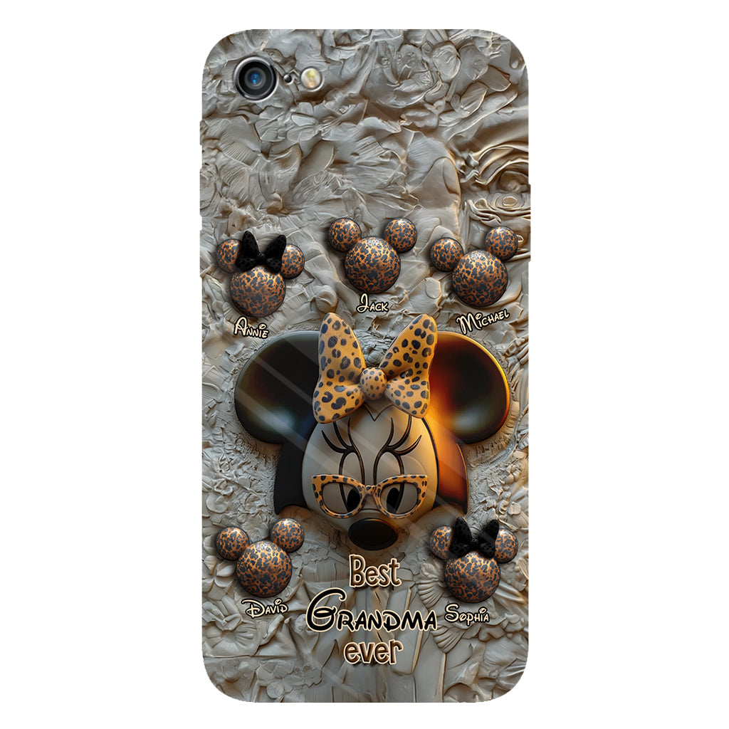 Best Grandma / Mom Ever - Personalized Mouse Full Print Phone Case