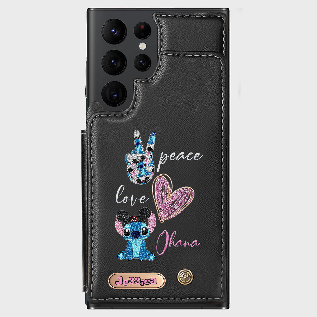 Ohana Means Family - Personalized Ohana Wallet Phone Case