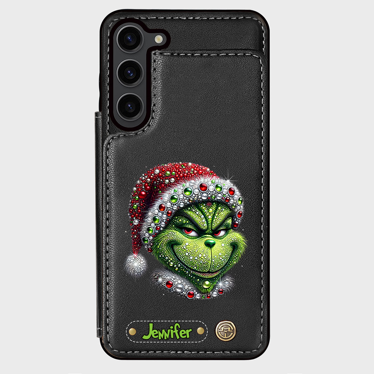 Merry Grinchmas - Personalized Stole Christmas Wallet Phone Case