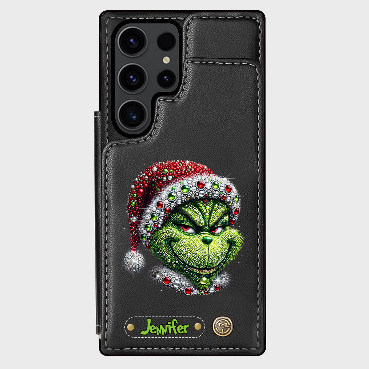 Merry Grinchmas - Personalized Stole Christmas Wallet Phone Case