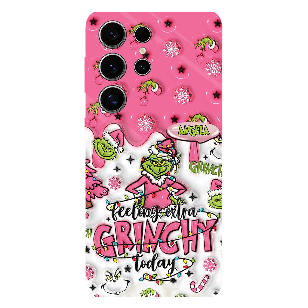 Extra Grinchy Today - Personalized Stole Christmas Full Print Phone Case
