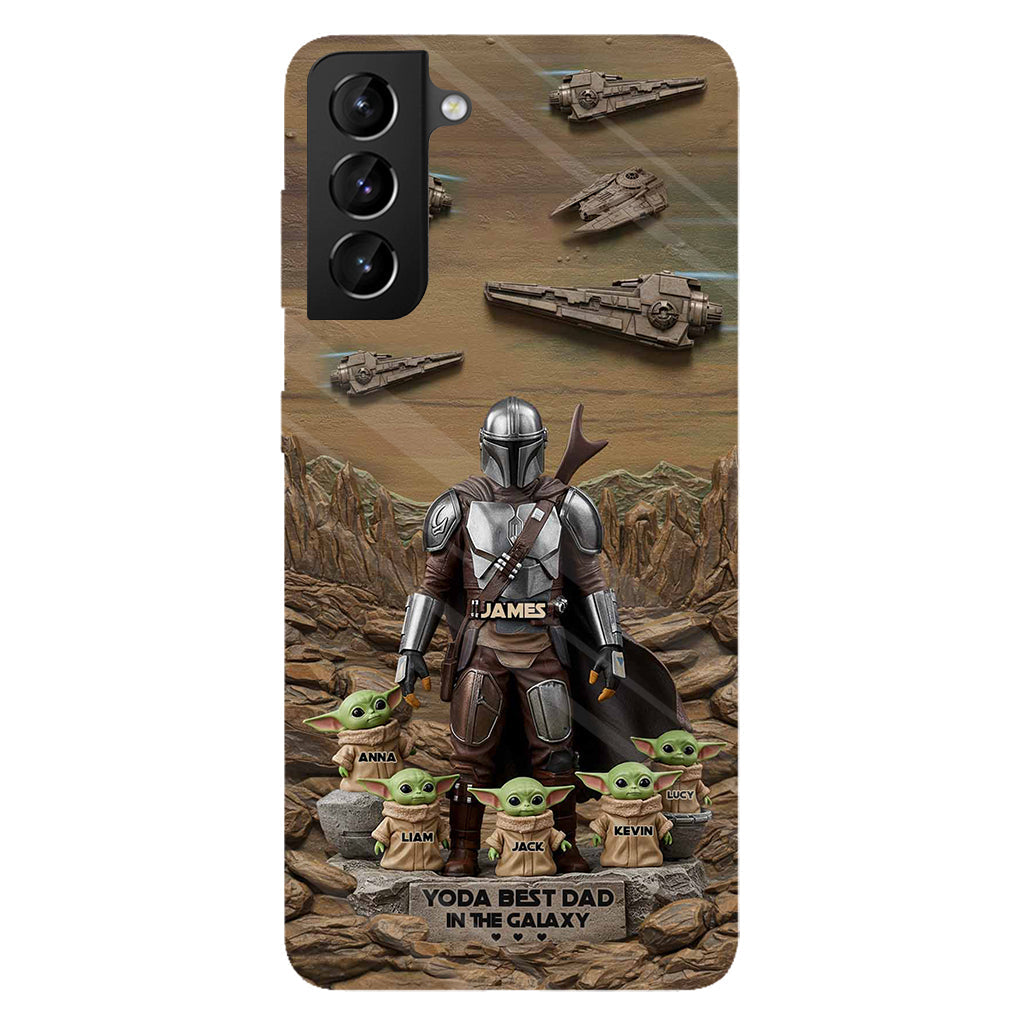 The Best Dad, Grandpa, Uncle,.. - Personalized The Force Full Print Phone Case