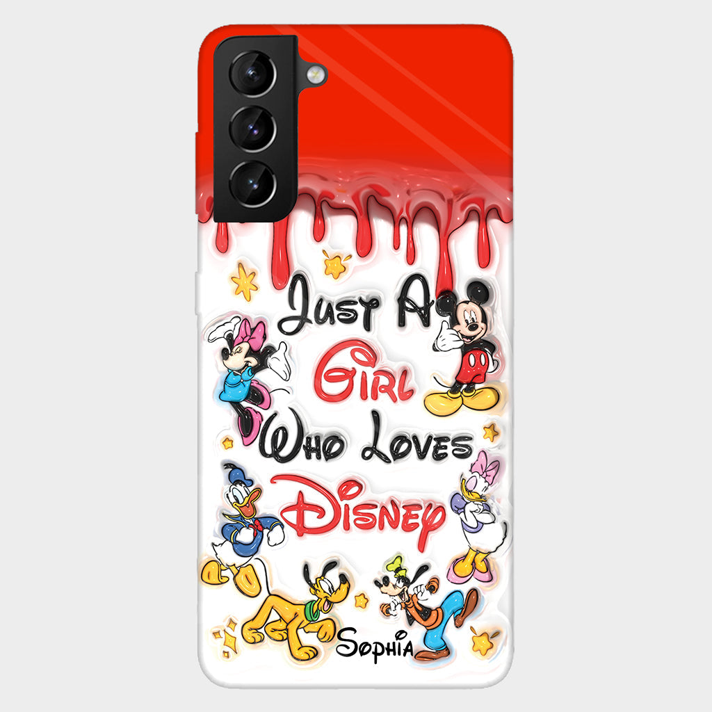 Just A Girl Who Loves Disney - Personalized Mouse Full Print Phone Case