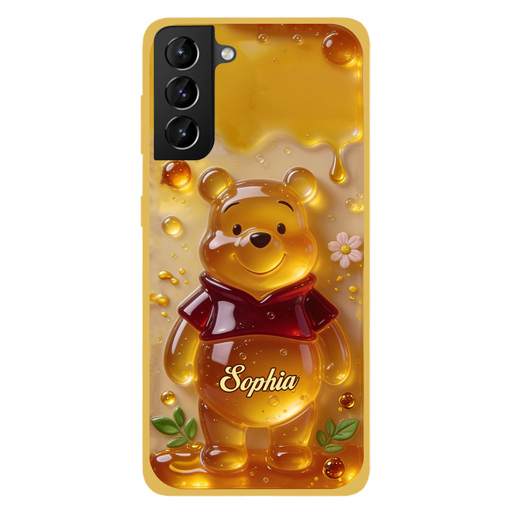 Cute Jelly Bear - Personalized Yellow Bear Full Print Phone Case