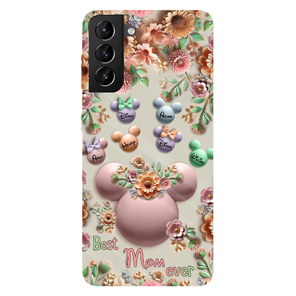 Best Mom / Grandma Ever - Personalized Mouse Full Print Phone Case