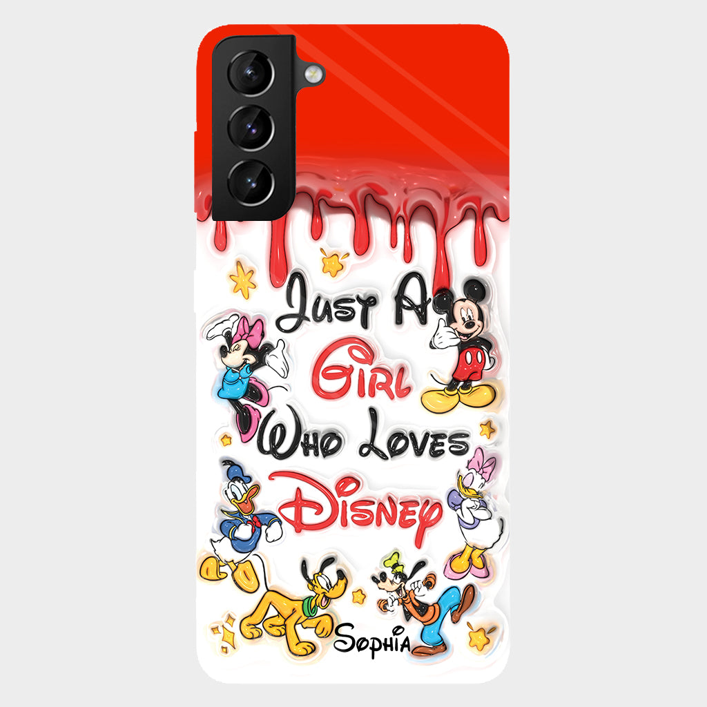 Just A Girl Who Loves Disney - Personalized Mouse Full Print Phone Case