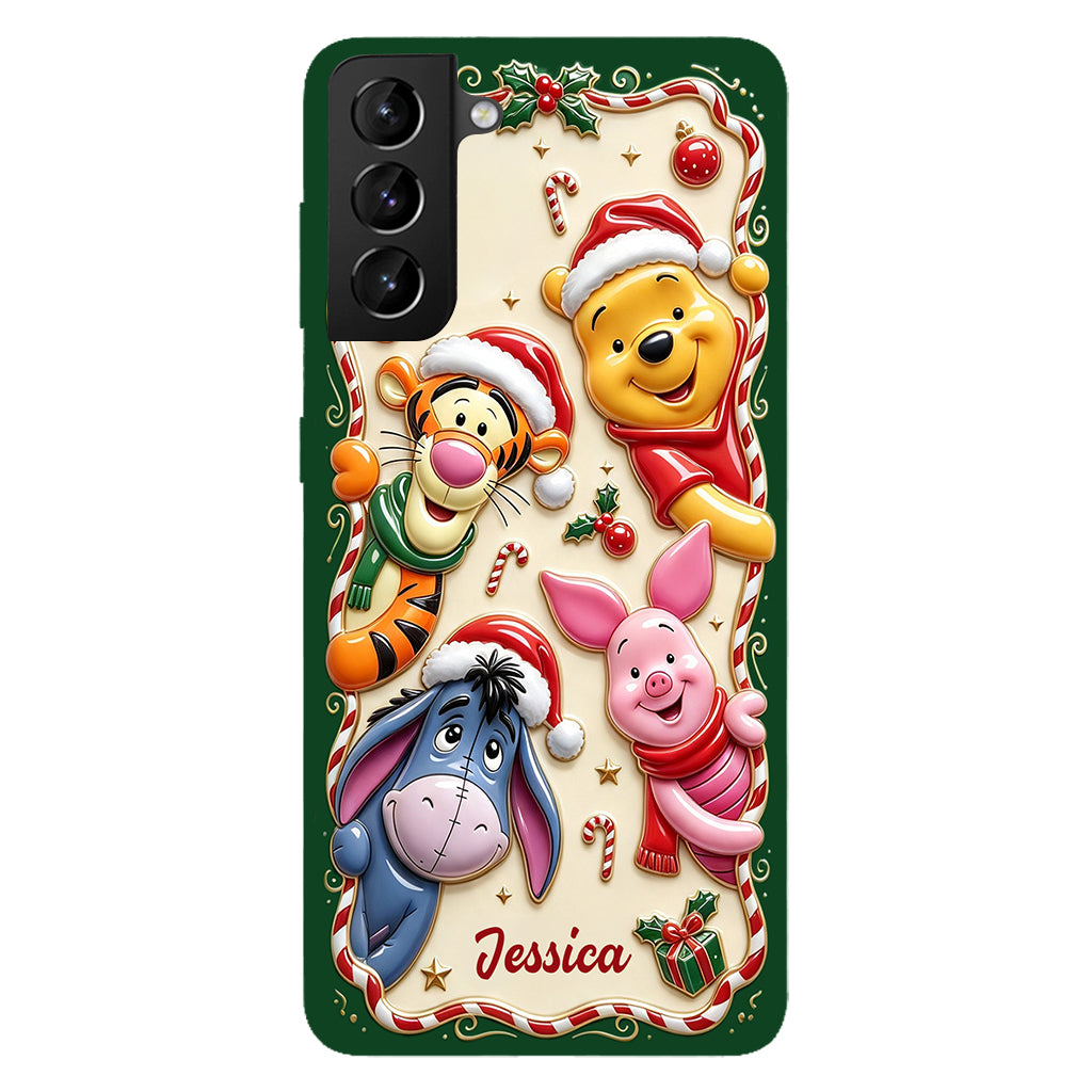 The Best Time Of The Year - Personalized Yellow Bear Full Print Phone Case