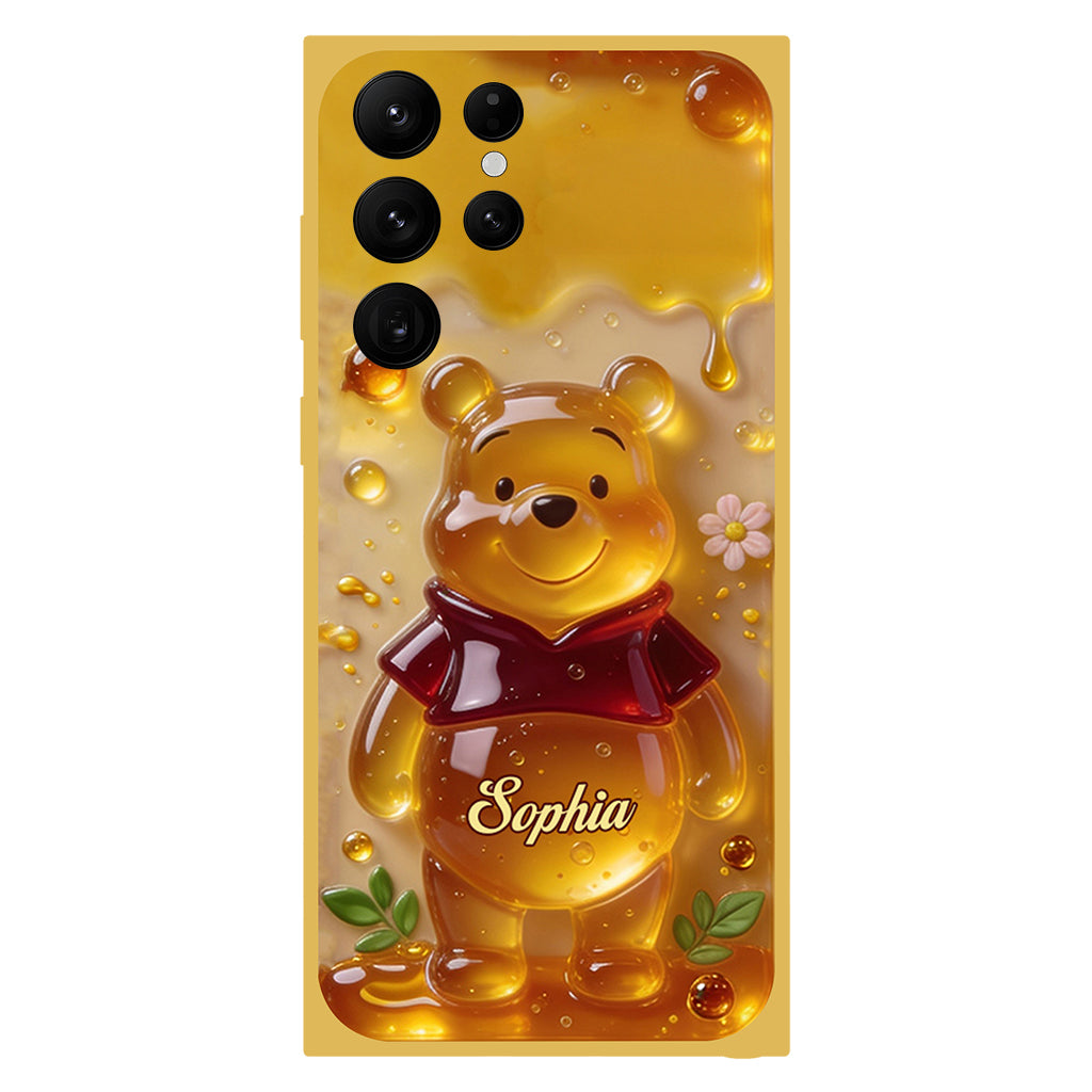 Cute Jelly Bear - Personalized Yellow Bear Full Print Phone Case