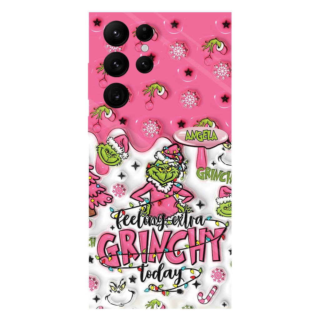 Extra Grinchy Today - Personalized Stole Christmas Full Print Phone Case