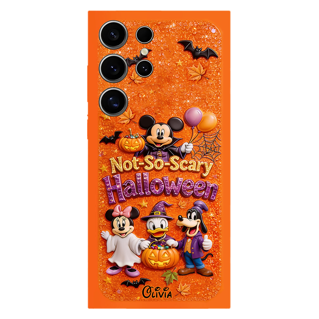Not-so-scary Halloween - Personalized Mouse Full Print Phone Case