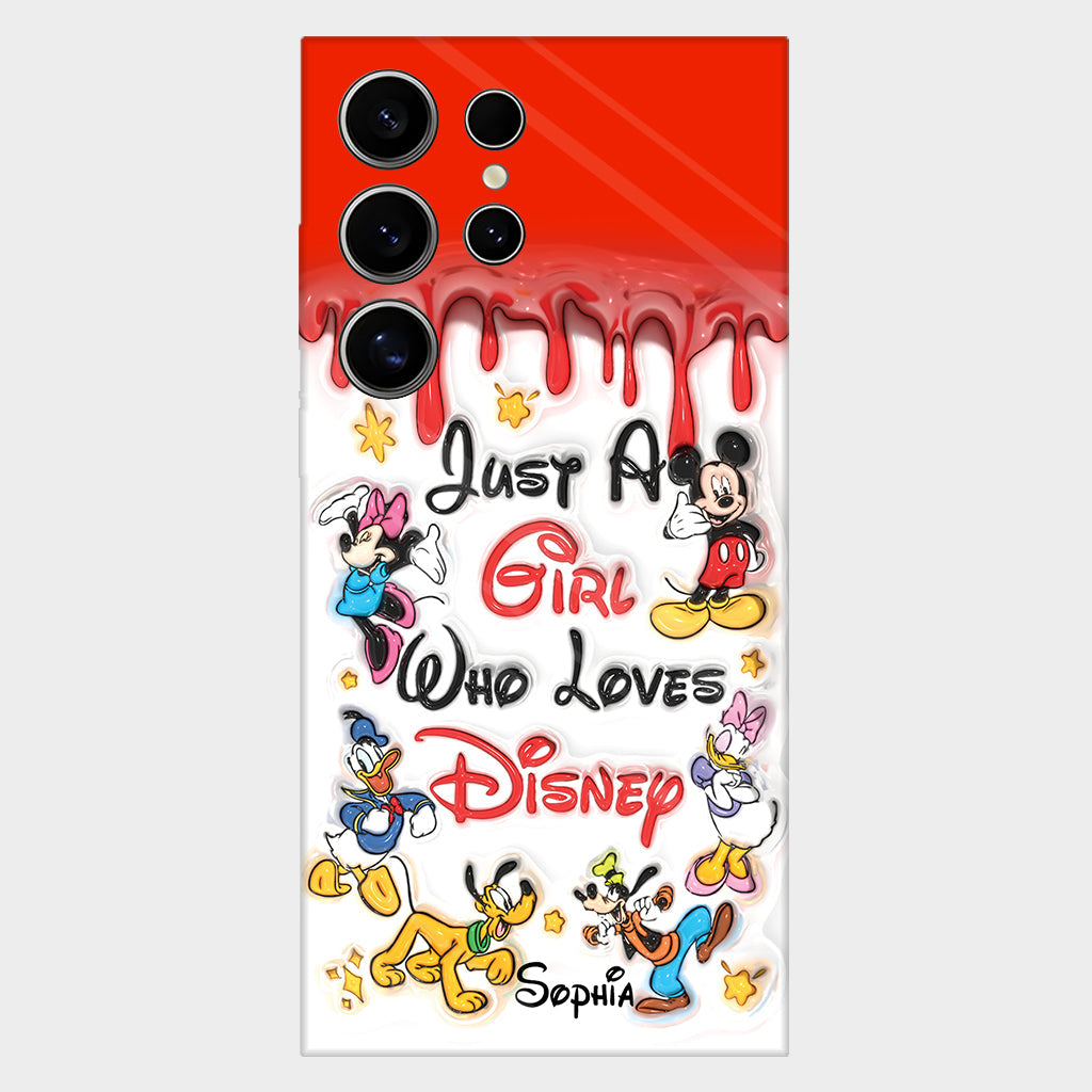 Just A Girl Who Loves Disney - Personalized Mouse Full Print Phone Case