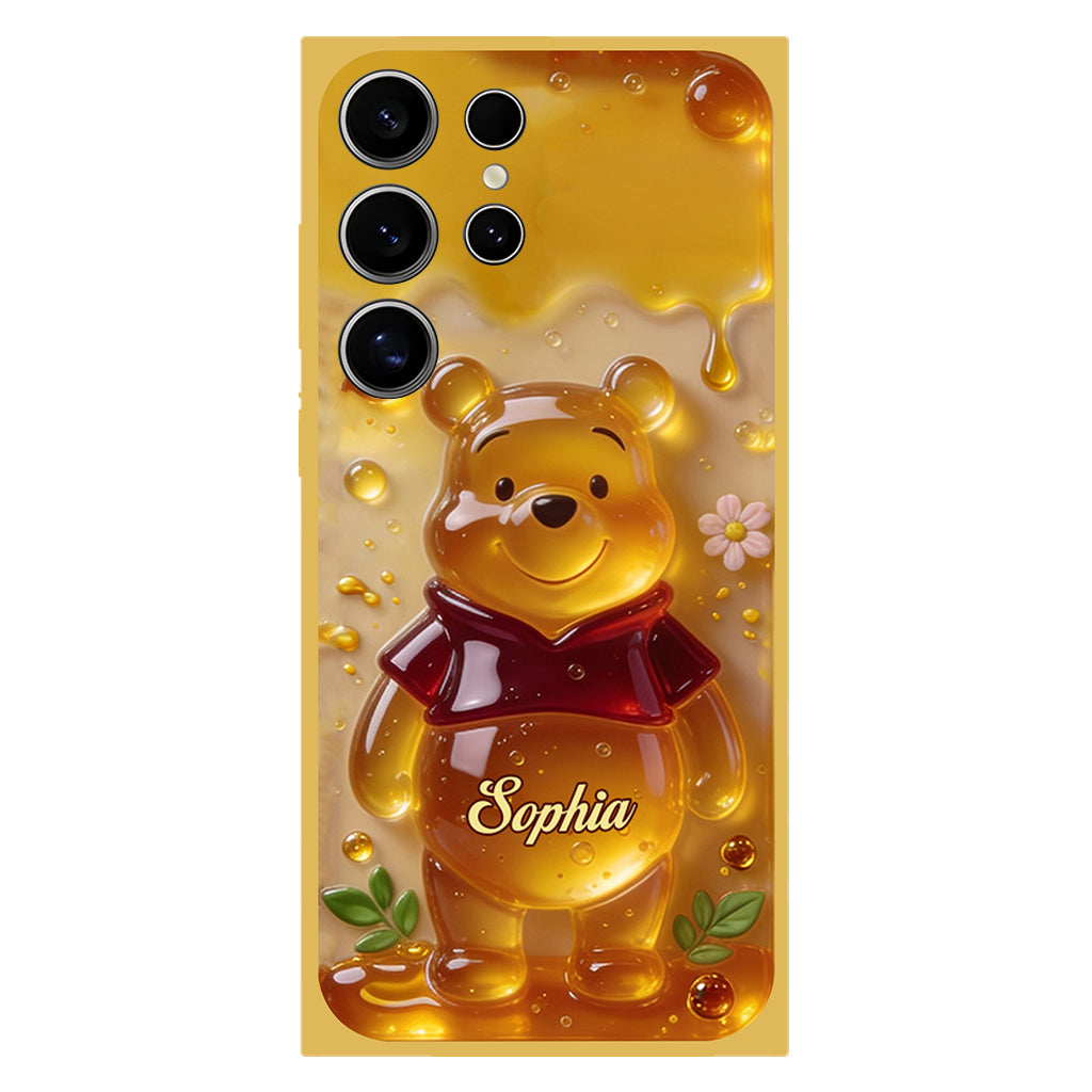 Cute Jelly Bear - Personalized Yellow Bear Full Print Phone Case