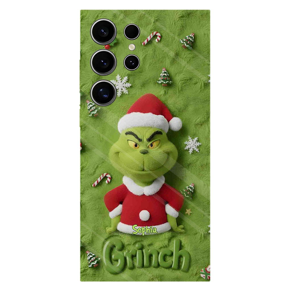 Merry Grinchmas - Personalized Stole Christmas Full Print Phone Case