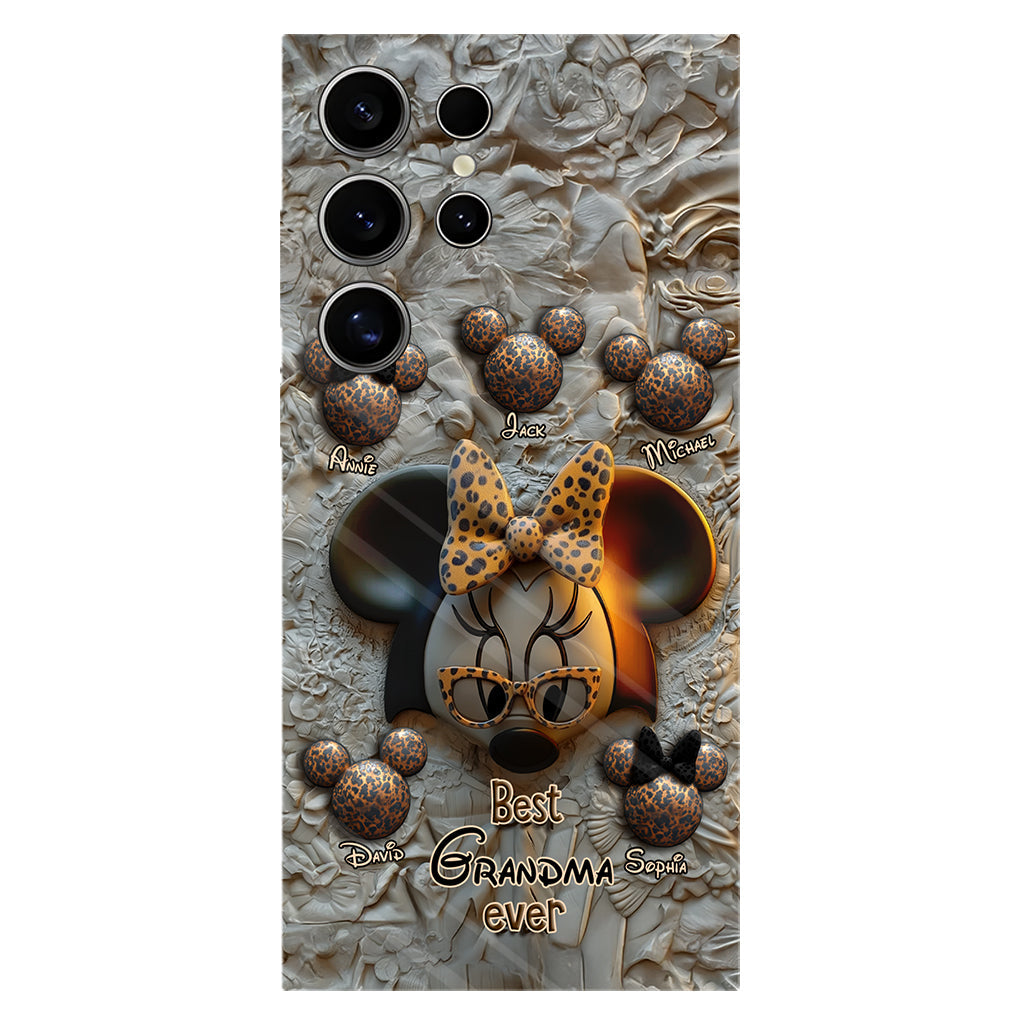 Best Grandma / Mom Ever - Personalized Mouse Full Print Phone Case