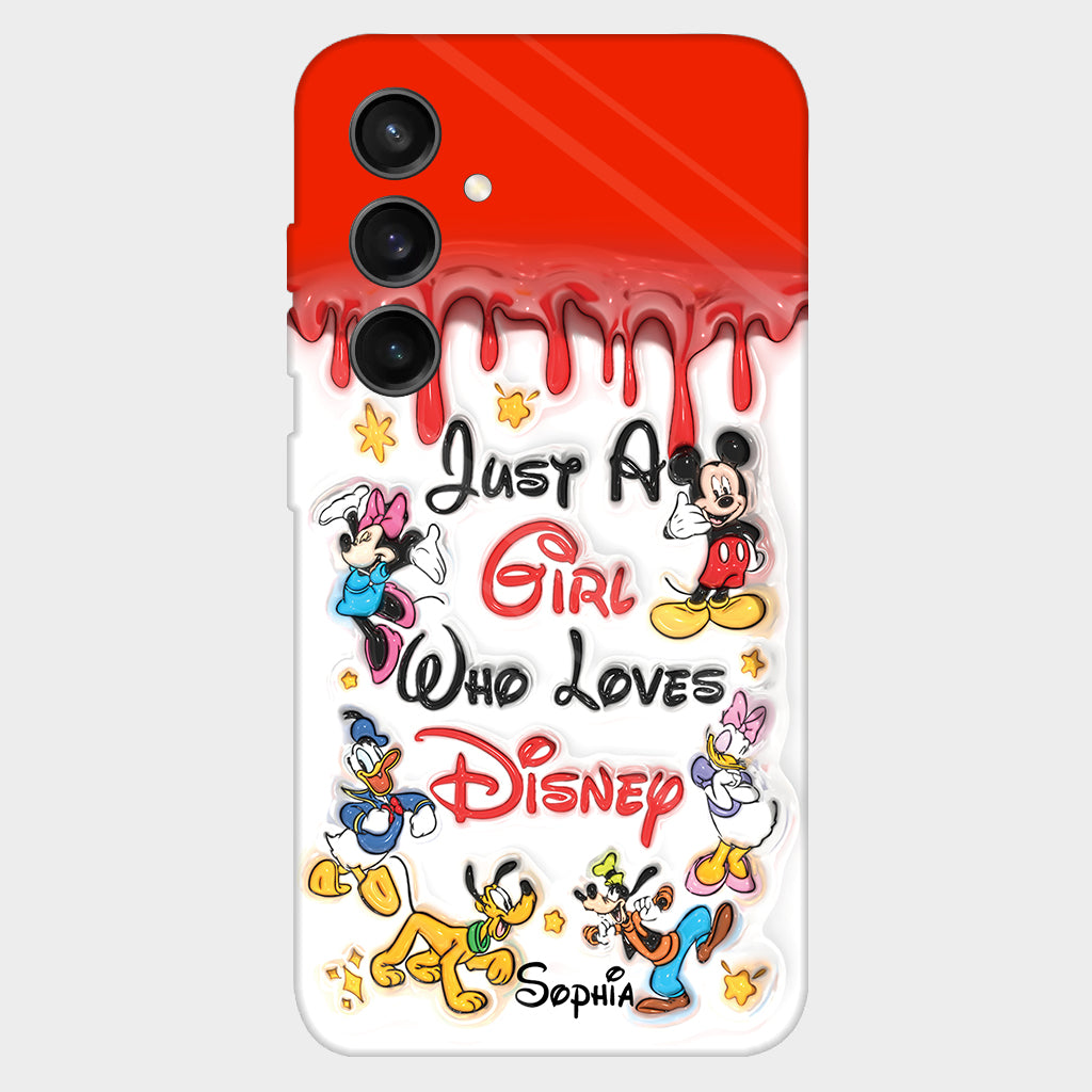 Just A Girl Who Loves Disney - Personalized Mouse Full Print Phone Case