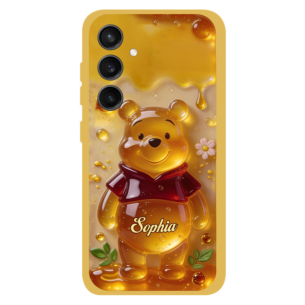 Cute Jelly Bear - Personalized Yellow Bear Full Print Phone Case