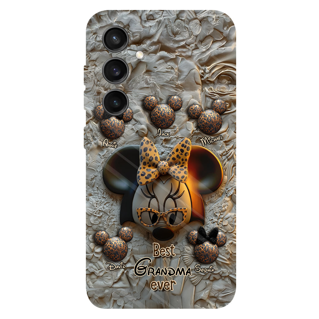 Best Grandma / Mom Ever - Personalized Mouse Full Print Phone Case