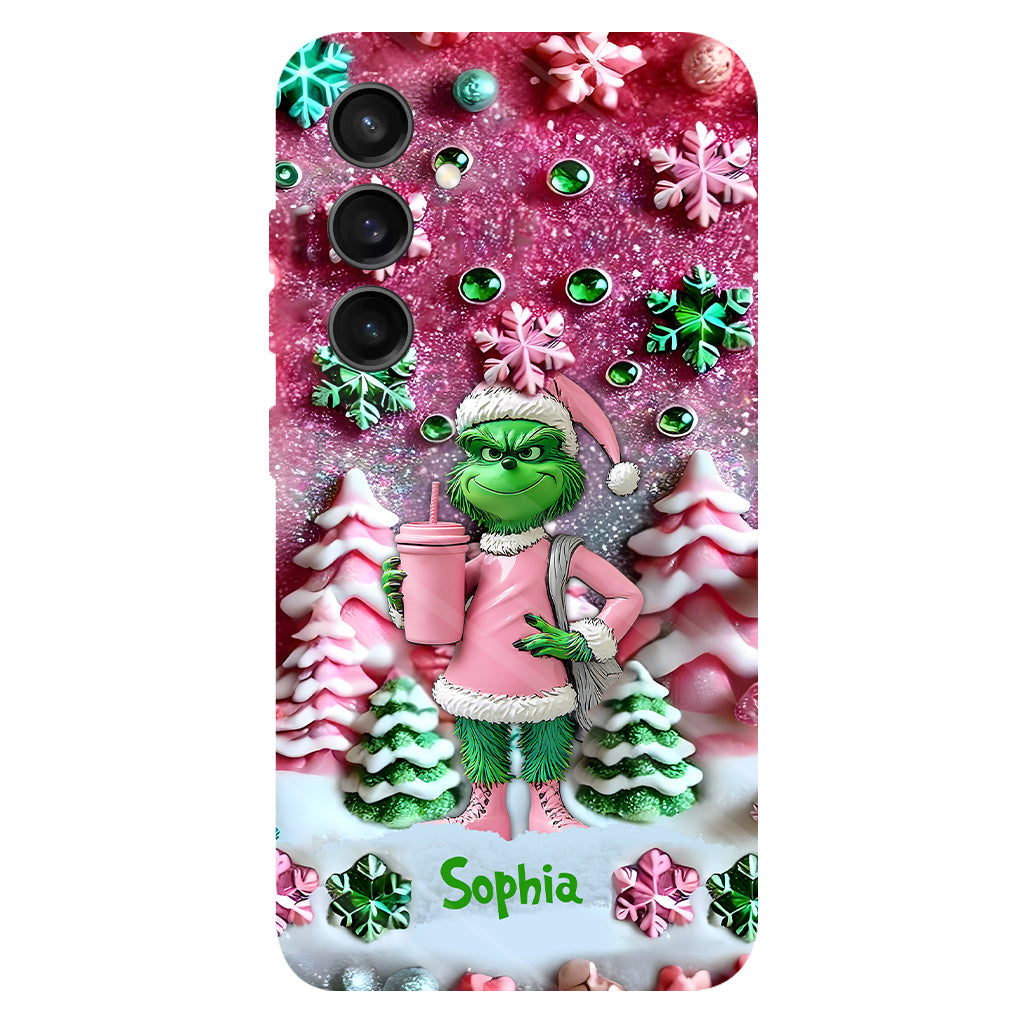 Merry Grinchmas - Personalized Stole Christmas Full Print Phone Case
