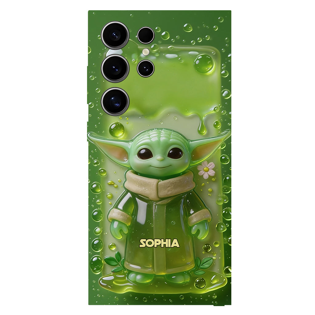 Jelly Green Baby - Personalized The Force Full Print Phone Case