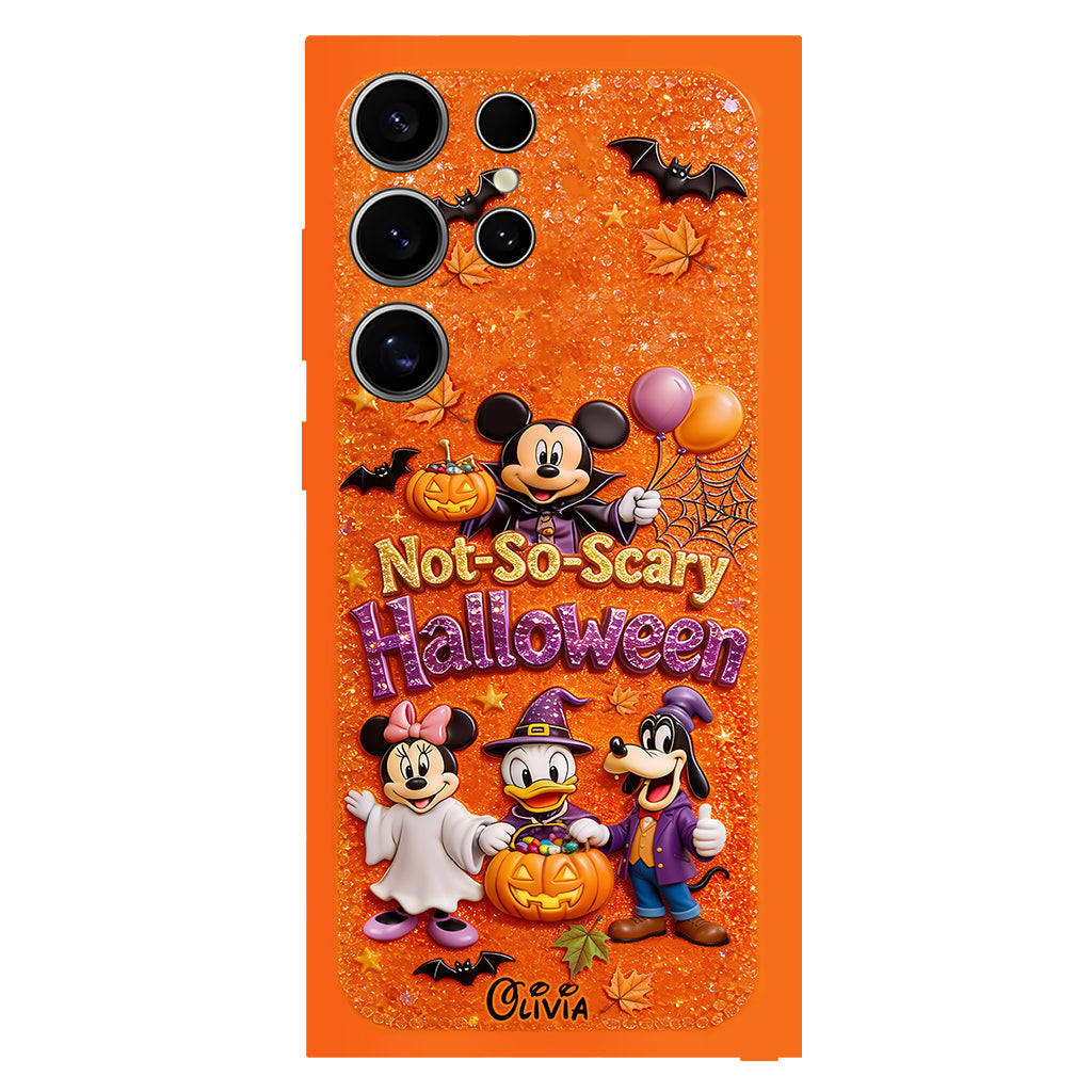 Not-so-scary Halloween - Personalized Mouse Full Print Phone Case