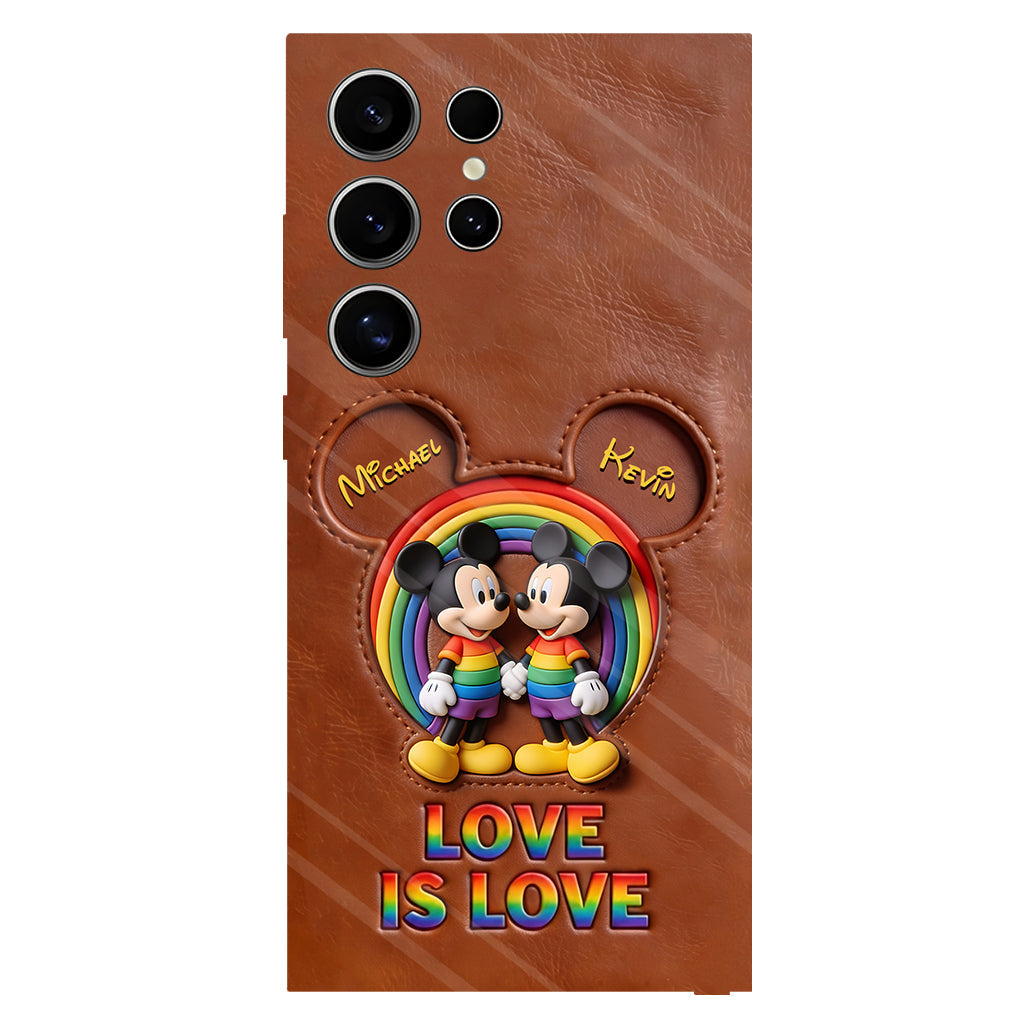 Love Is Love - Personalized Mouse Full Print Phone Case