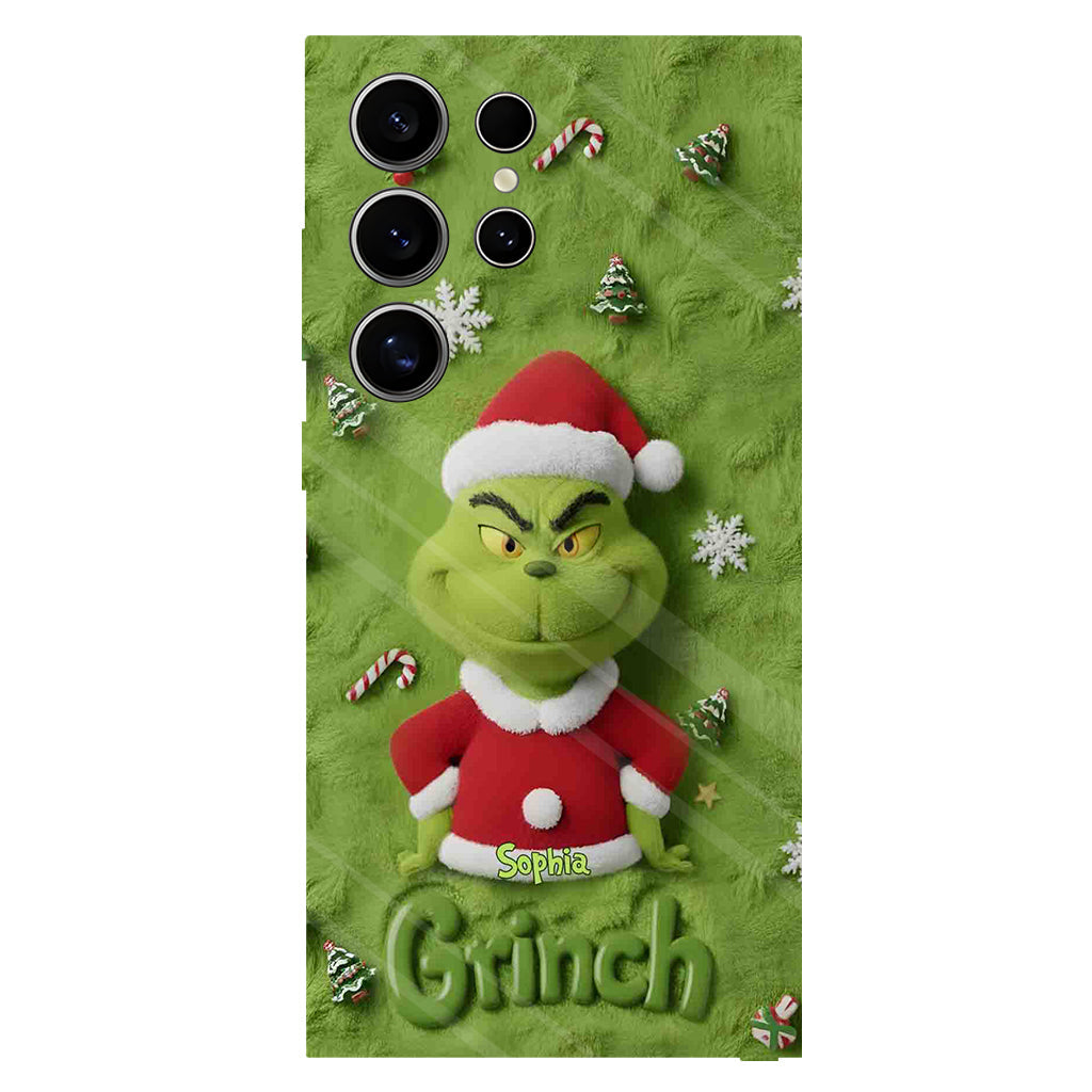 Merry Grinchmas - Personalized Stole Christmas Full Print Phone Case