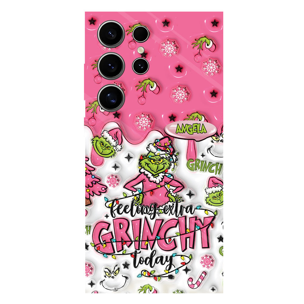 Extra Grinchy Today - Personalized Stole Christmas Full Print Phone Case