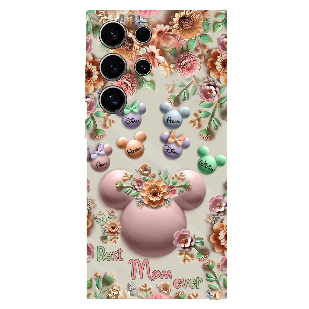 Best Mom / Grandma Ever - Personalized Mouse Full Print Phone Case