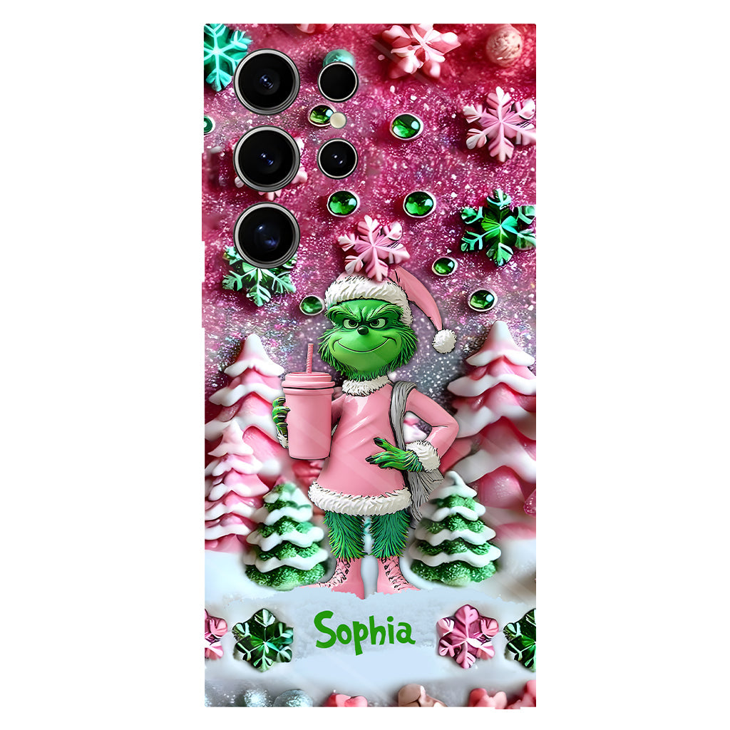 Merry Grinchmas - Personalized Stole Christmas Full Print Phone Case