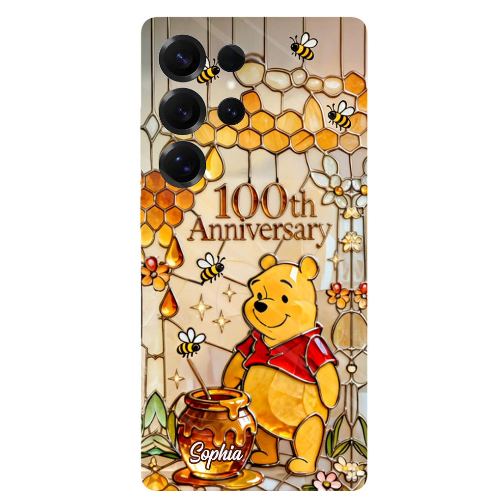 Honey Bear 100th Anniversary - Personalized Yellow Bear Full Print Phone Case