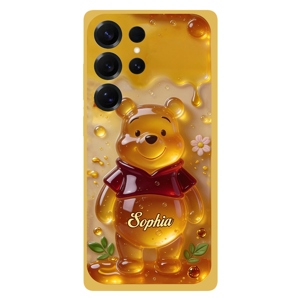 Cute Jelly Bear - Personalized Yellow Bear Full Print Phone Case