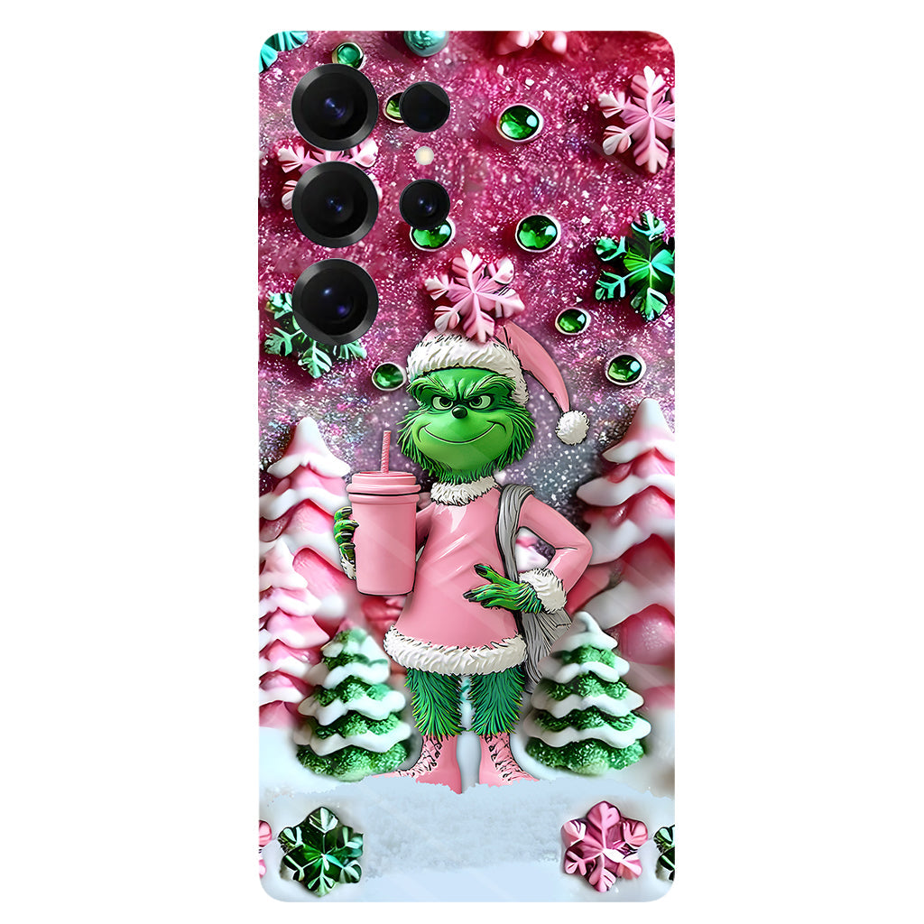 Merry Grinchmas - Personalized Stole Christmas Full Print Phone Case