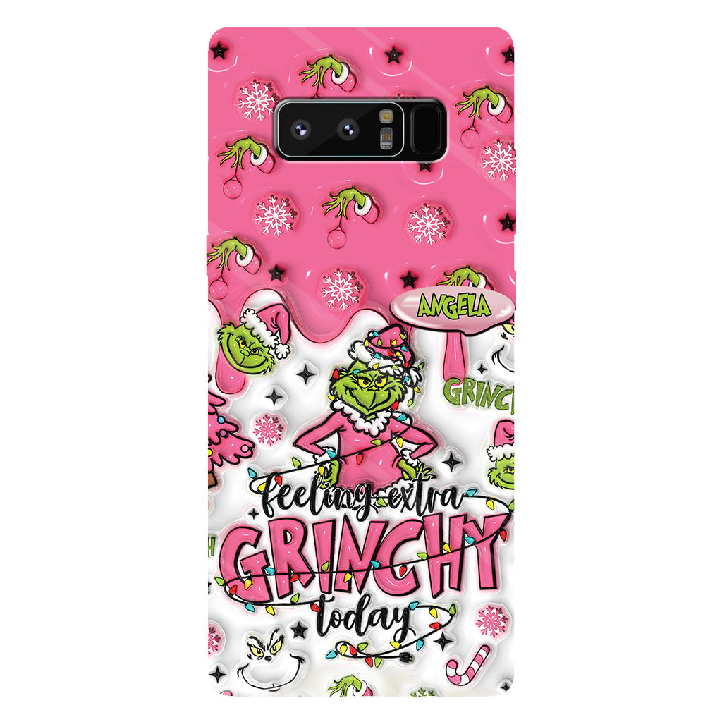 Extra Grinchy Today - Personalized Stole Christmas Full Print Phone Case