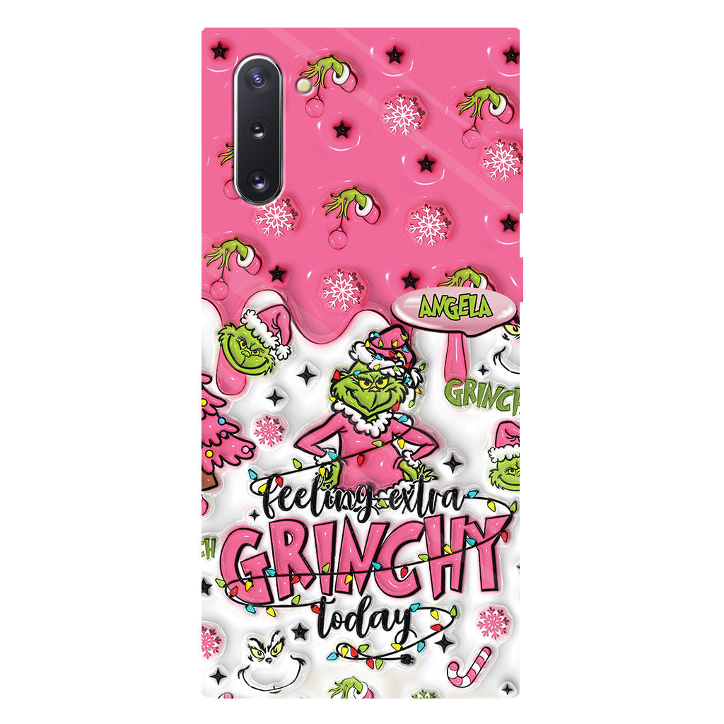 Extra Grinchy Today - Personalized Stole Christmas Full Print Phone Case