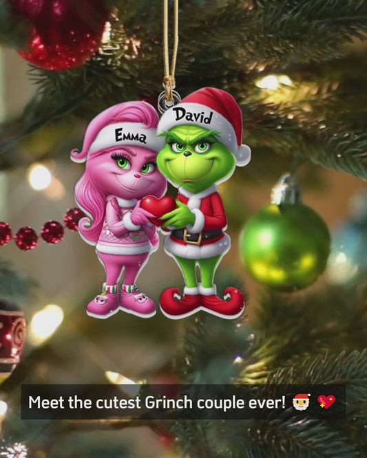 Merry Grinchmas - Personalized Stole Christmas Custom Shaped Ornament