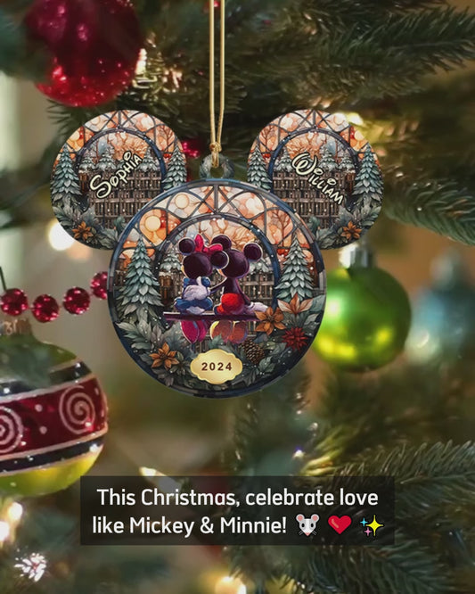 You & Me This Christmas - Personalized Mouse Ornament