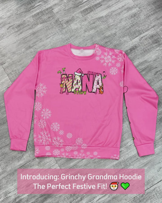 Grinchy Grandma - Personalized Stole Christmas All Over Shirt