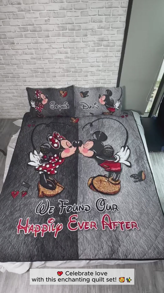 Magical Love - Personalized Mouse Quilt Set