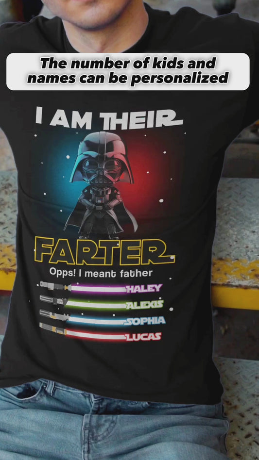 I Am Their Father - Personalized Father's Day T-shirt and Hoodie