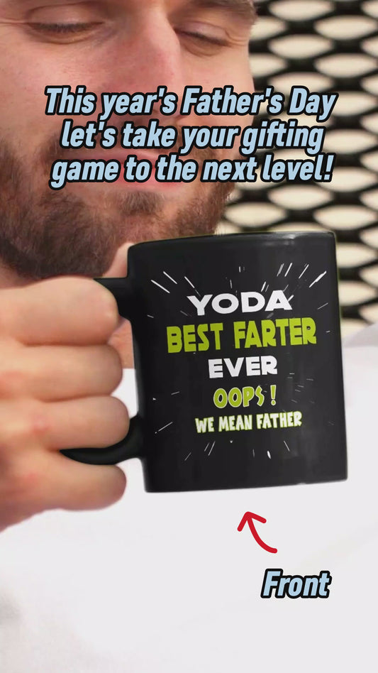 Yoda Best Farter Ever - Personalized The Force Mug