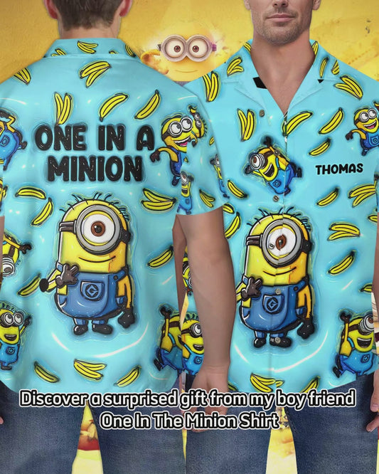 One In The Minion - Personalized Hawaiian Shirt