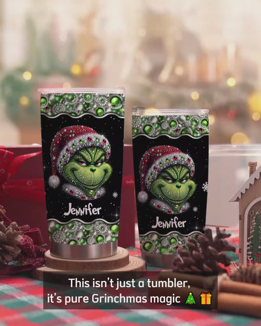 Merry Grinchmas - Personalized Stole Christmas Tumbler