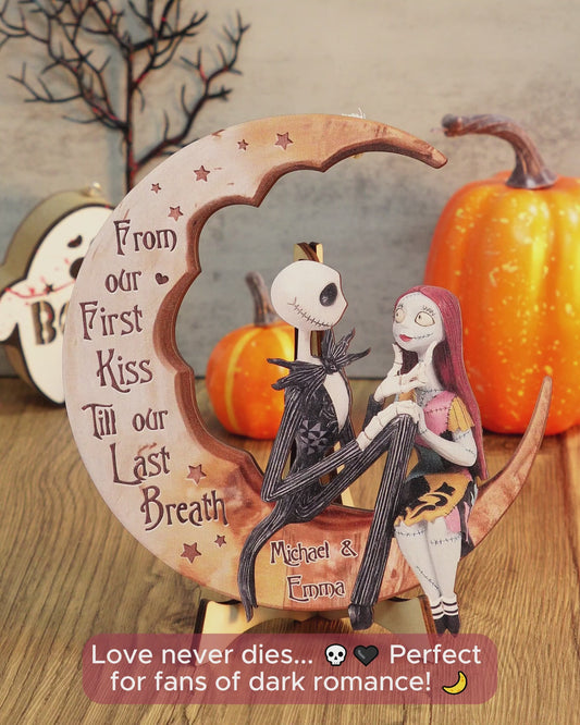 From Our First Kiss - Personalized Nightmare 2 Layered Wood Sign / Wood Plaque