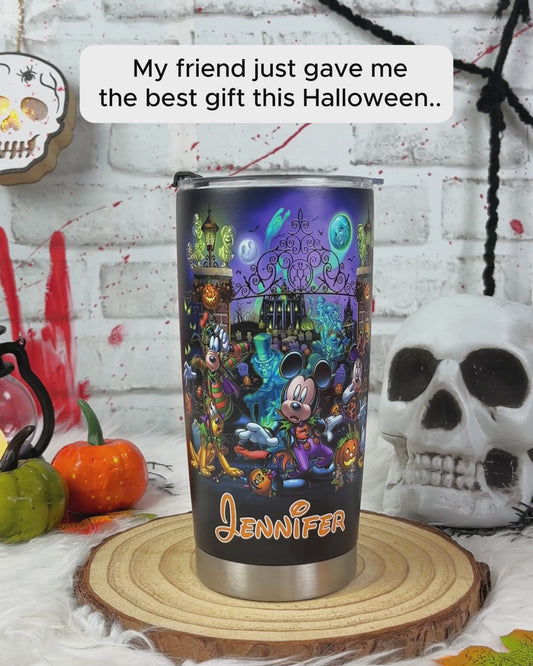 Welcome Foolish Mortals - Personalized Mouse Tumbler