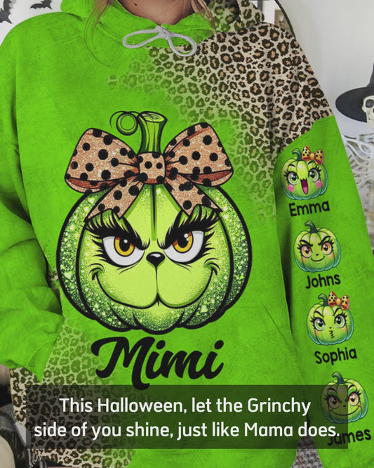 Grinchy Mama - Personalized Mother All Over Shirt