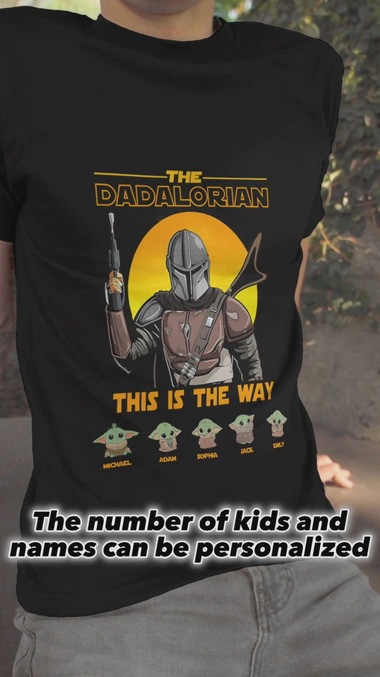 Dadalorian - Personalized Father's Day T-shirt and Hoodie