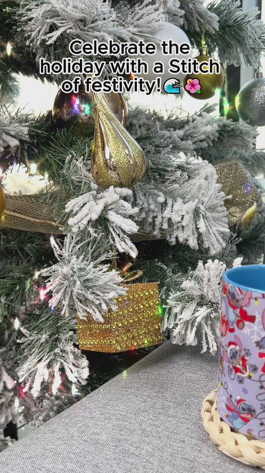 Merry Stitchmas - Personalized Ohana Accent Mug